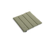 Textilní podsedák Terrazza, olive bold stripe