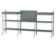 Venkovní policová sestava String Outdoor M, galvanized