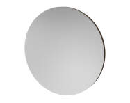 Zrcadlo Vala Round Ø100 cm, dark lacquered oak