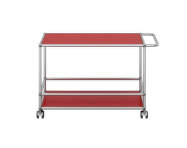 Servírovací vozík USM Haller, ruby red