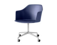 Kancelářská židle Rely HW48 s područkami, polished aluminium / midnight