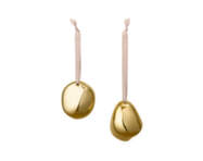 Vánoční ozdoby Bellure Baubles set 2ks, brass