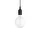 Závěsná LED lampa E27, black