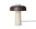 Stolní lampa Reverse, travertine / bronzed brass