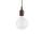 Závěsná LED lampa E27, deep red