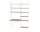 Policová sestava String Workspace B, beige