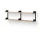 Policová sestava Chamber Shelf, oak/black