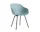 Židle AAC 226 Black Powder Coated Steel, dusty blue