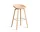 Barová stolička AAS 32 High Lacquered Oak Veneer, pale peach