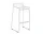 Barová stolička Hee Bar Stool High, hot galvanised