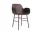 Židle Form s područkami Steel, brown