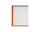 Zrcadlo Colour Frame Small, blue/orange