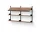 Policová sestava Office Shelf, walnut/black