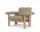 Křeslo Brasilia Low Back, Bouclé 02/natural oak