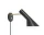 Nástěnná lampa AJ, black/brass