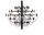 Lustr 2097/50 Frosted Bulbs, matte black