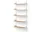 Policová sestava Wall Shelf 1900, oak/white