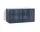 Nástěnná komoda Perforated Cabinet Wall Small, steel blue