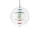 Závěsné svítidlo VP Globe Ø40, chrome/red/blue
