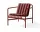 Textilní podsedák Palissade Lounge Chair Low Soft Quilted Cushion, iron red