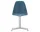 Židle Eames DSL, sea blue / polished aluminum