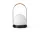 Přenosná lampa Carrie Leather Handle, black