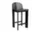 Barová židle Chisel 35 H65, black lacquered oak
