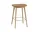 Barová stolička Fiber Stool 65cm Wood Base, cognac/oak