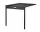 Výklopný stolek String Folding Table, black stained ash/black