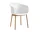 Židle Elefy JH30, white/oak