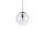 Závěsná lampa Orb L Ø25, Matt Antique Brass