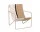 Křeslo Desert Lounge Chair, cashmere / soil