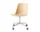 Kancelářská židle Rely HW21, polished aluminium/beige sand
