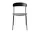 Židle Missing Chair, black lacquered ash