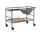 Vozík Alima Trolley NDS1, Matt Black/Lacquered Walnut