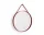 Zrcadlo Strap Mirror 70cm, red