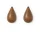 Věšáky Dropit Small, walnut