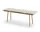 Lavice s podsedákem Georg, linen / oak
