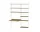 Policová sestava String Workspace B, oak/white