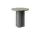 Stolek Dit, grey travertine silver