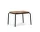 Stolek Vig Robinia 55 x 45 cm, black