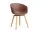 Židle AAC 22 Lacquered Oak Veneer, soft brick
