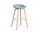 Barová stolička AAS 32 High Lacquered Oak Veneer, dusty blue