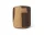 Pouf Forene Cylinder, tan/chocolate