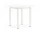 Stůl Annex Round Ø110, cream white/white laminate