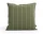 Polštář Terrazza, olive narrow stripe