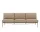 Pohovka Settle Sofa 3-Seater bez područek, Ribbed Weave 5/taupe