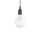 Závěsná LED lampa E27, dark grey