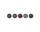 Magnety Magnet Dots, set 5 ks, dark