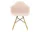 Židle Eames DAW, pale rose